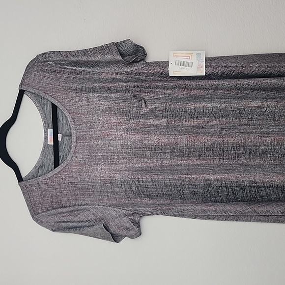 M Silver Lularoe Carly - Picture 1 of 5